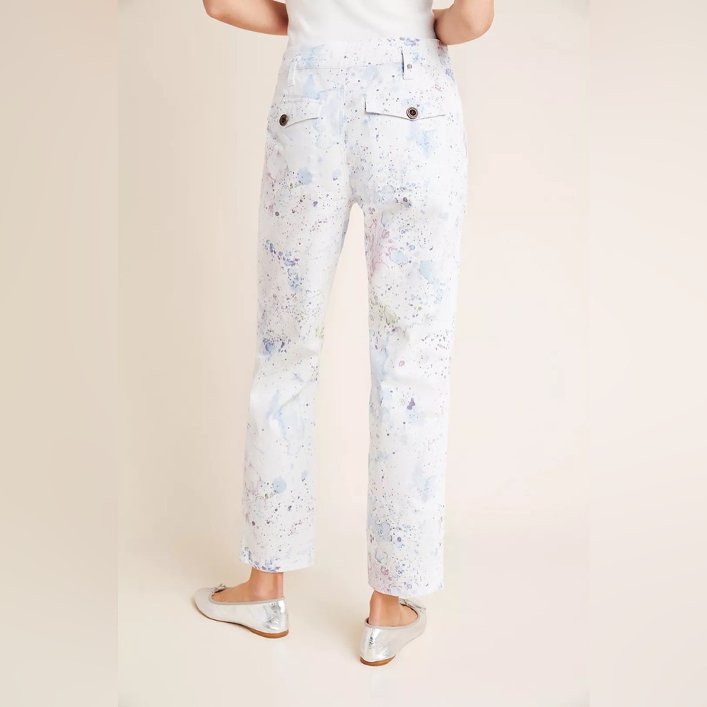 Anthropologie The Wanderer Watercolor Cargo Pants
